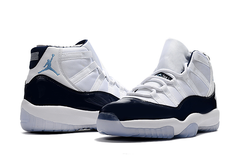 Air Jordan 11 Midnight Navy White Blue Ice Blue Shoes